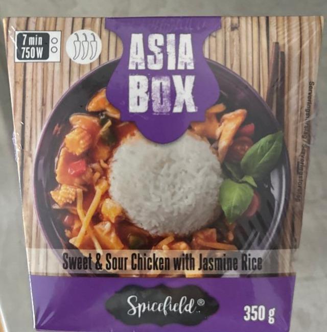 Fotografie - Asia Box Sweet & Sour chicken with jasmine Rice Spicefield