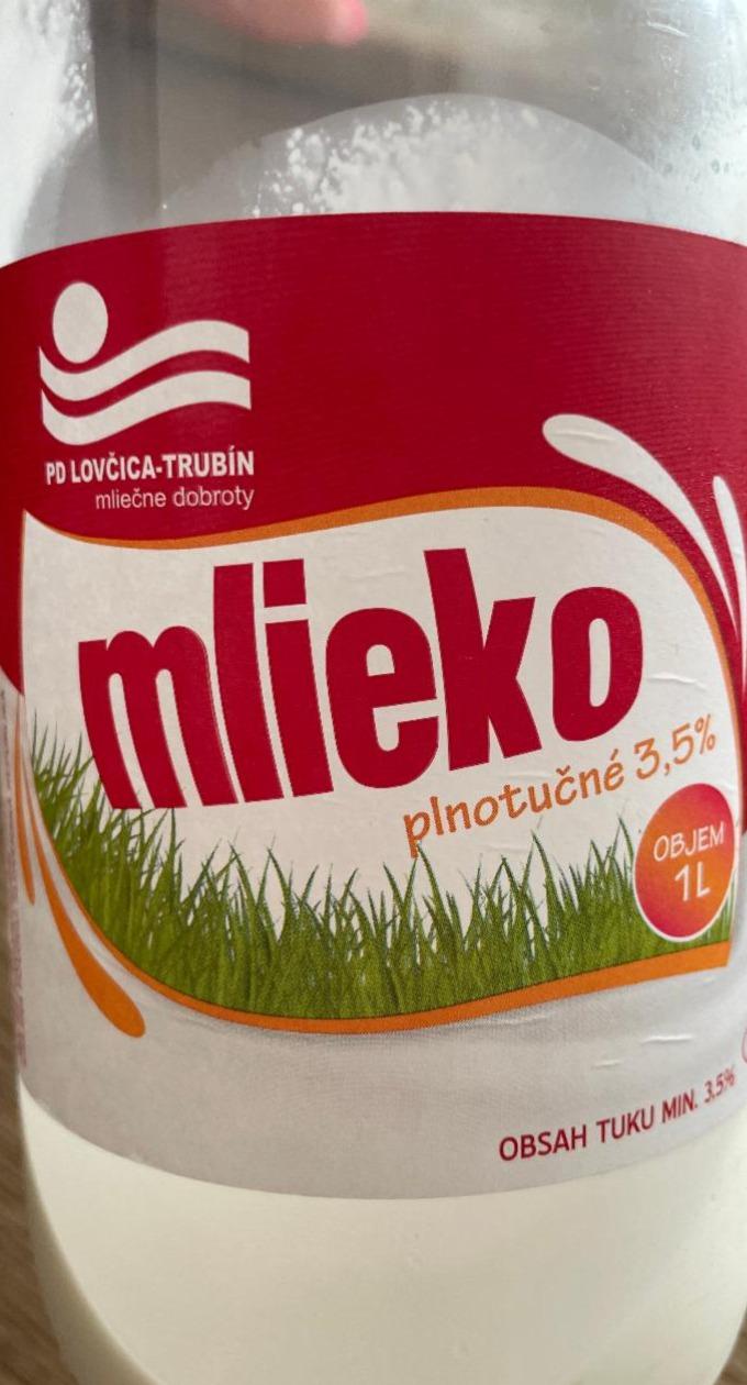 Fotografie - mlieko 3,5% Lovčica Trubín