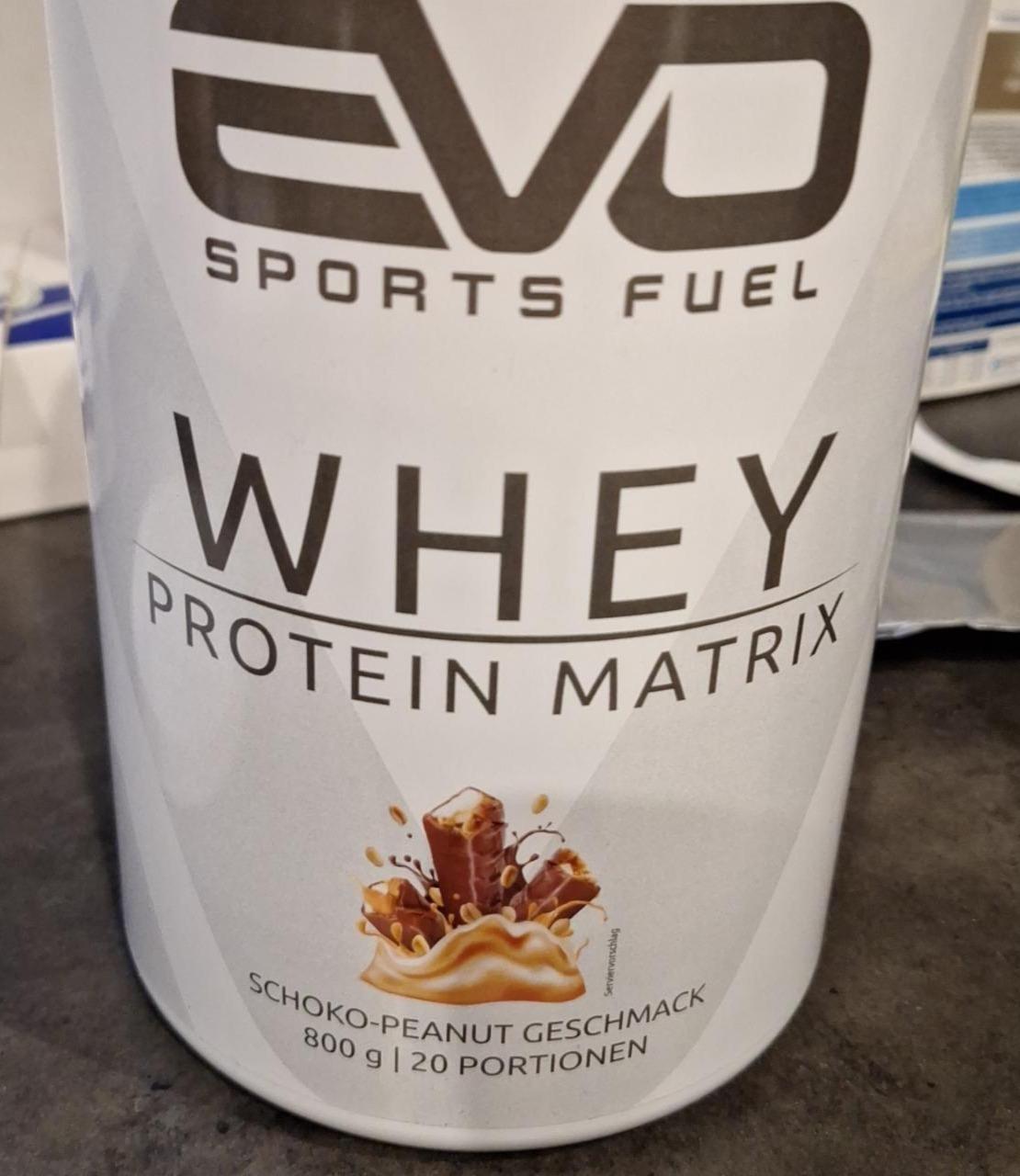 Fotografie - Whey Protein Matrix Schoko-Peanut Evo