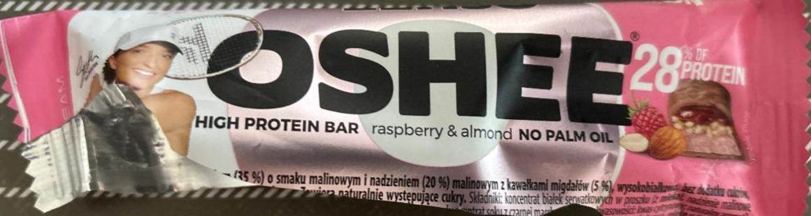 Fotografie - High Protein Bar raspberry & almond Oshee