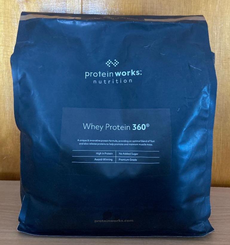 Fotografie - Whey protein 360 choc orange swirl Protein works nutrition