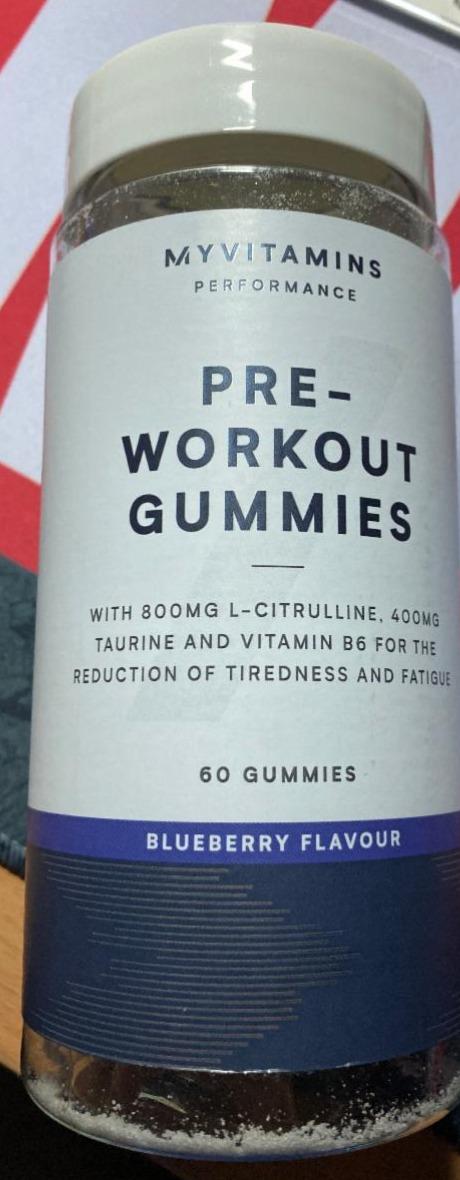 Fotografie - Pre-Workout Gummies MyVitamins