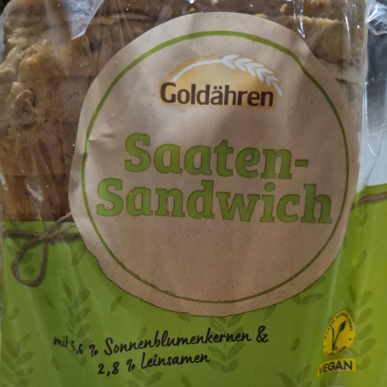 Fotografie - Saaten-sandwich Goldähren