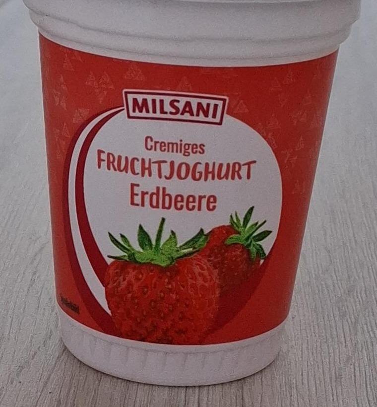 Fotografie - Cremiges Fruchtjoghurt Erdbeere Milsani