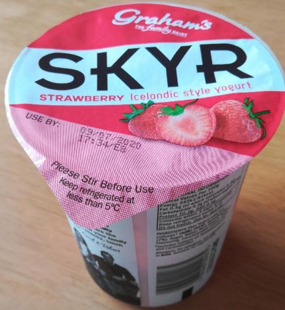 Fotografie - Skyr Strawberry Graham's