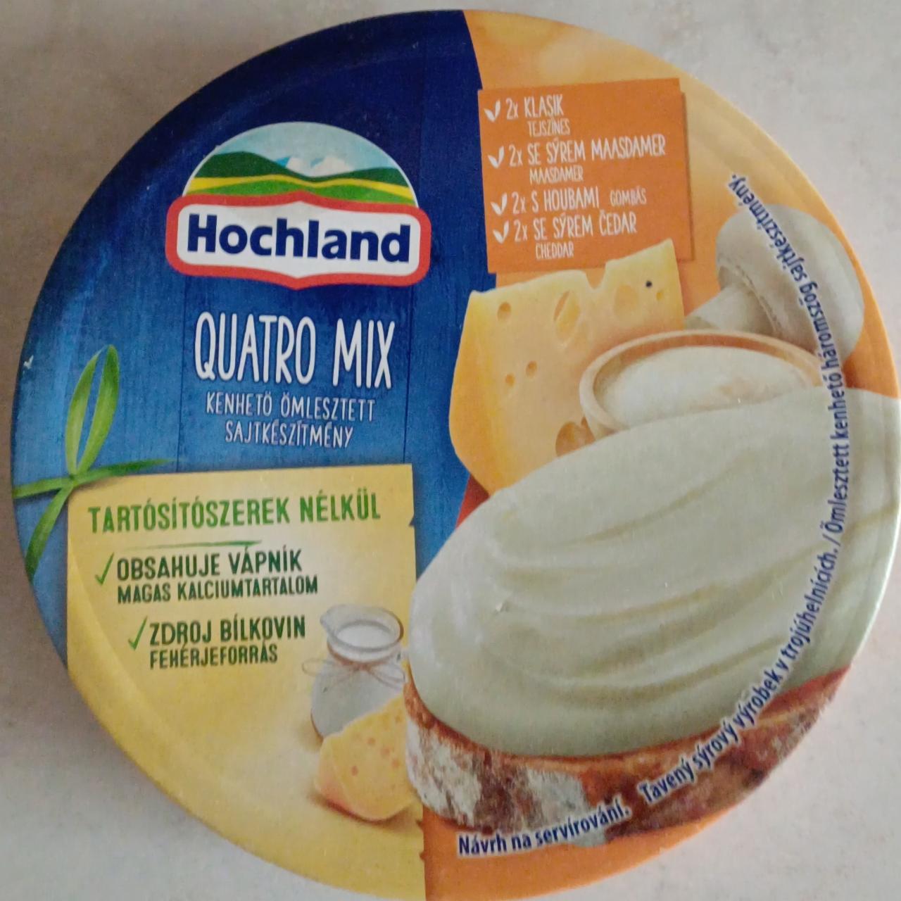 Fotografie - Hochland Quattro mix Tavený syr