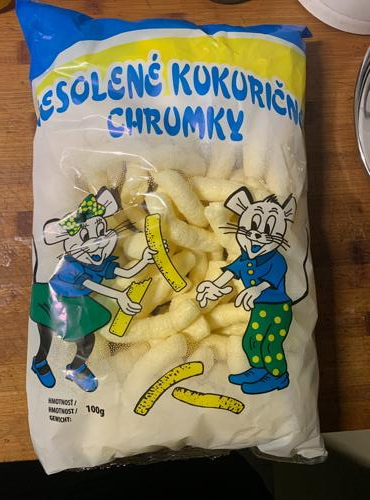 Fotografie - Nesolené Kukuričné Chrumky Apetit