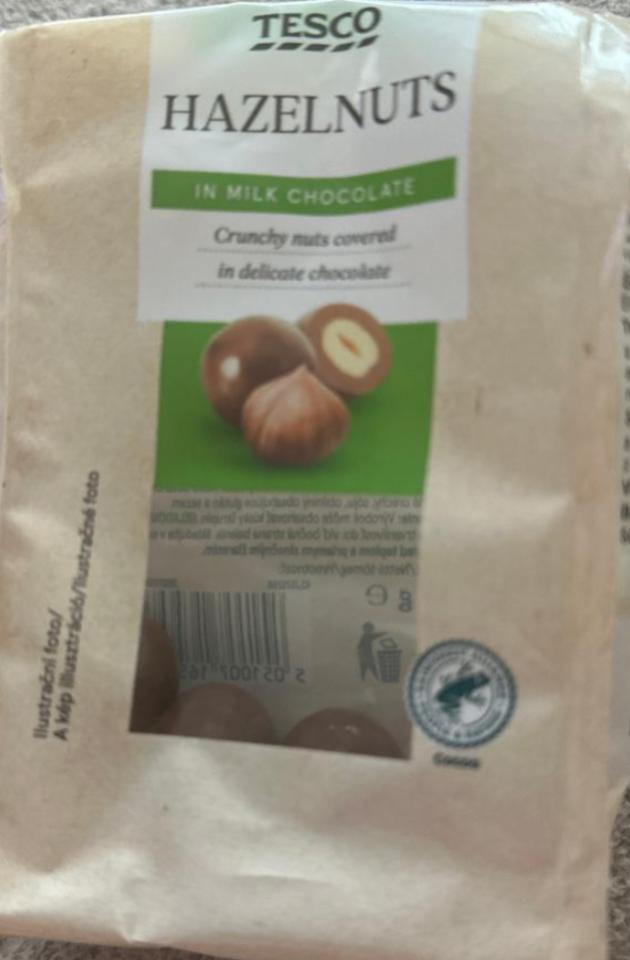 Fotografie - Hazelnuts in milk chocolate Tesco