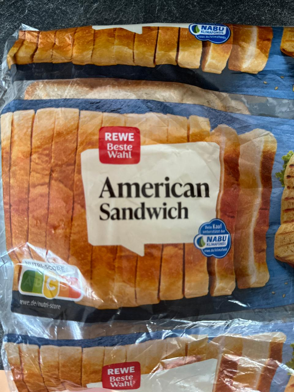 Fotografie - American Sandwich Rewe Beste Wahl