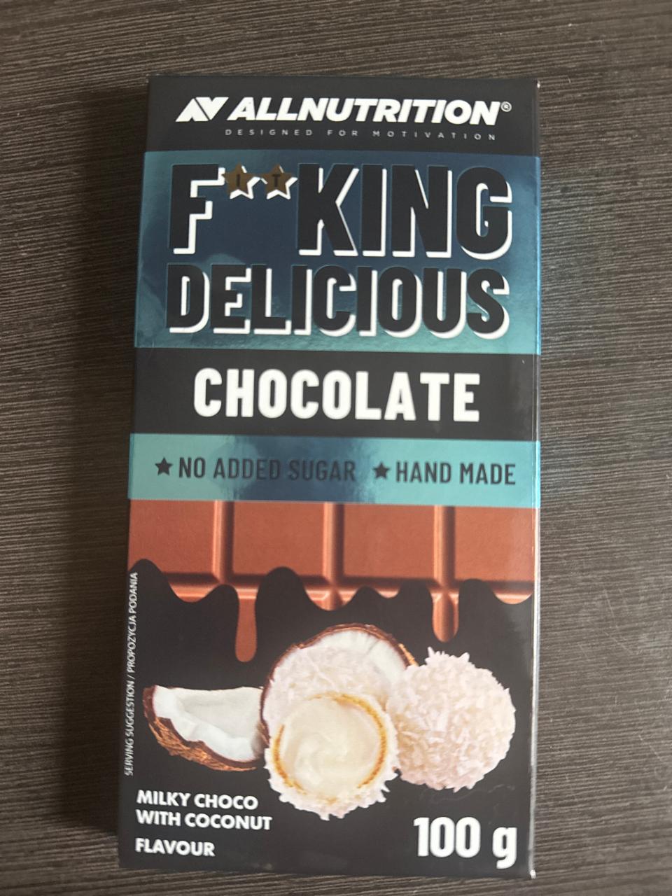 Fotografie - F**king Delicious Chocolate Milky choco with coconut