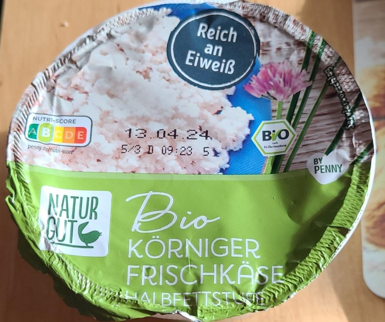 Fotografie - Bio körniger frischkäse halbfettstufe Natur Gut