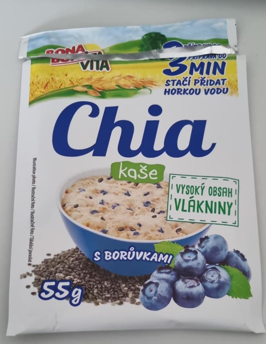 Fotografie - Chia kaše s borůvkami BonaVita