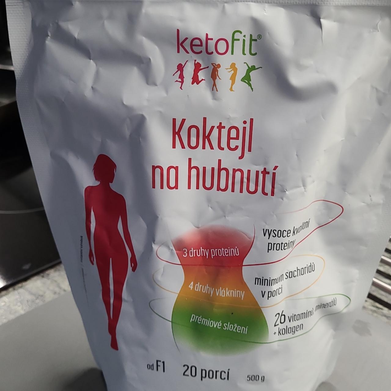 Fotografie - Koktejl na hubnutí jahodový s ovocem KetoFit