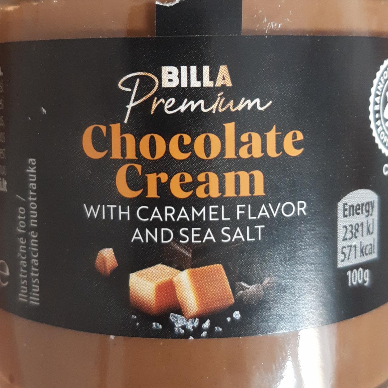 Fotografie - Chocolate Cream with caramel flavor and sea salt Billa Premium