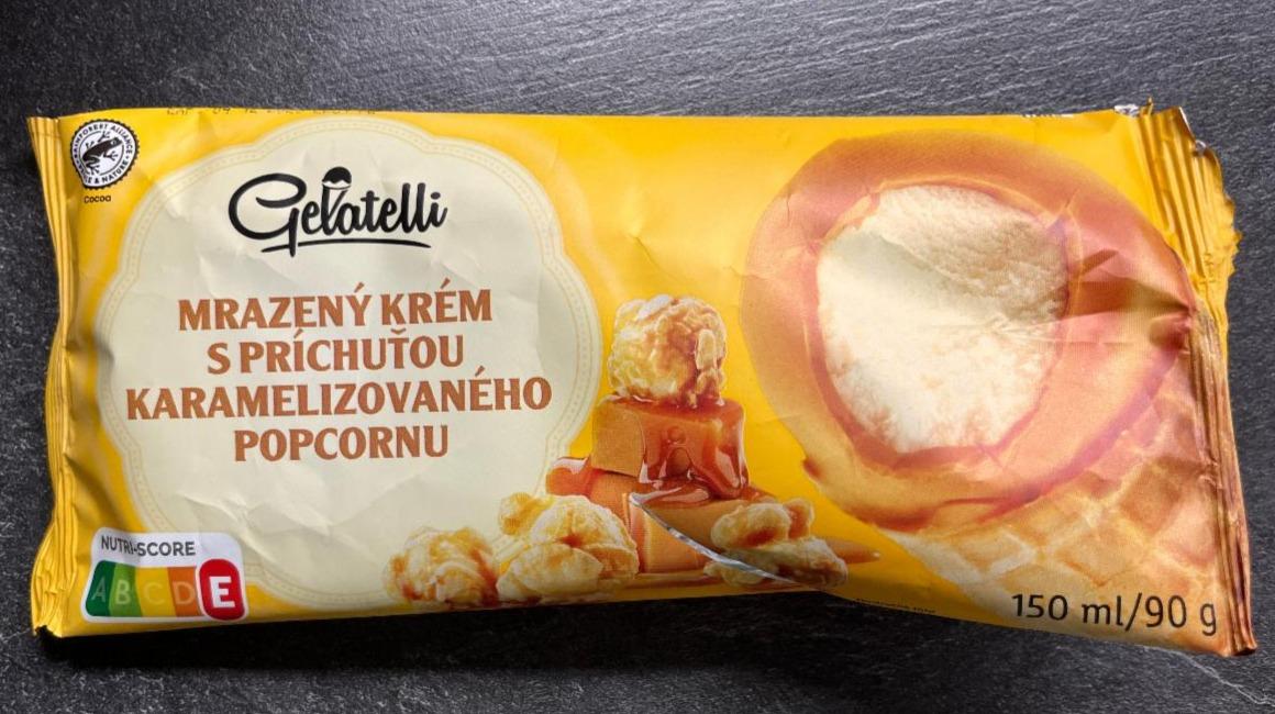 Fotografie - Mrazený krém s príchuťou karamelizovaného popcornu Gelatelli