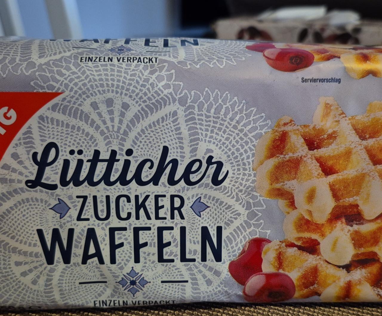 Fotografie - Lütticher zucker waffeln Gut & Günstig