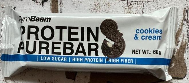 Fotografie - Protein Purebar cookies & cream GymBeam