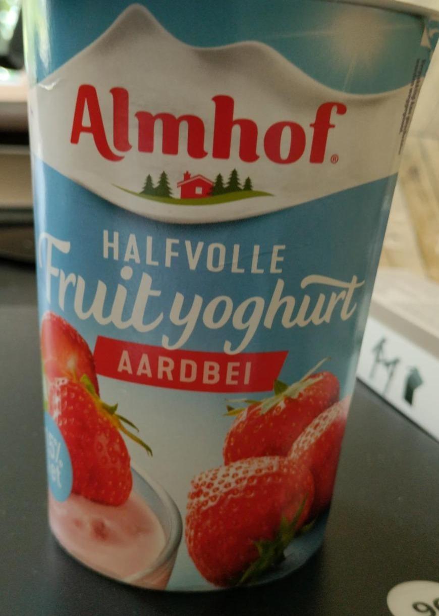 Fotografie - Halfvolle Fruit yoghurt Aardbei Almhof