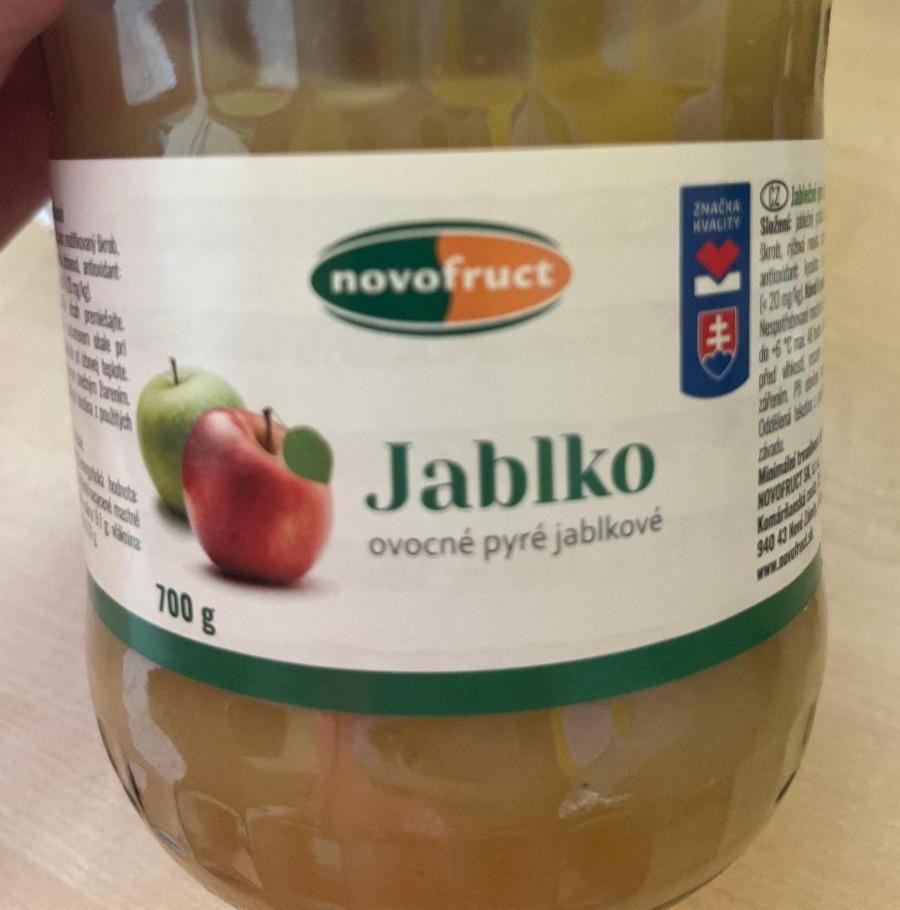 Fotografie - Jablko ovocné pyré jablkové Novofruct