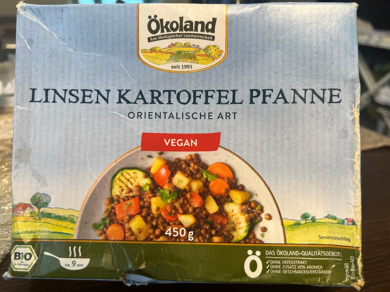 Fotografie - Linsen Kartoffel Pfanne Ökoland