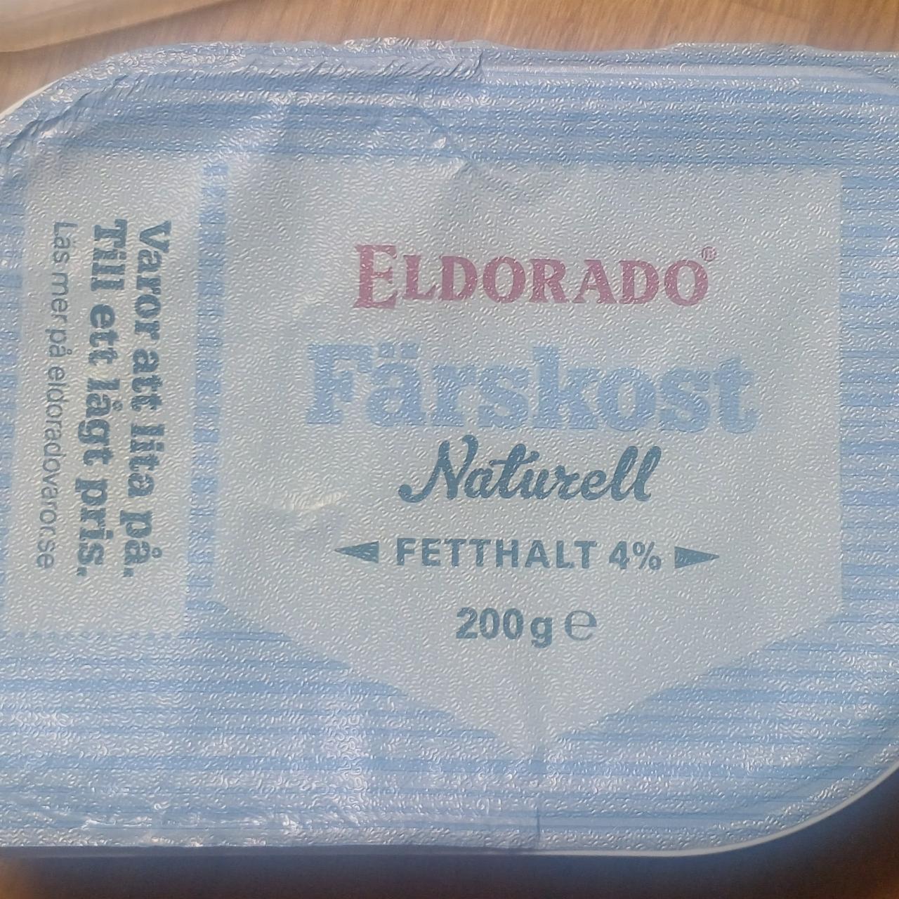 Fotografie - Färskost 4% naturell Eldorado