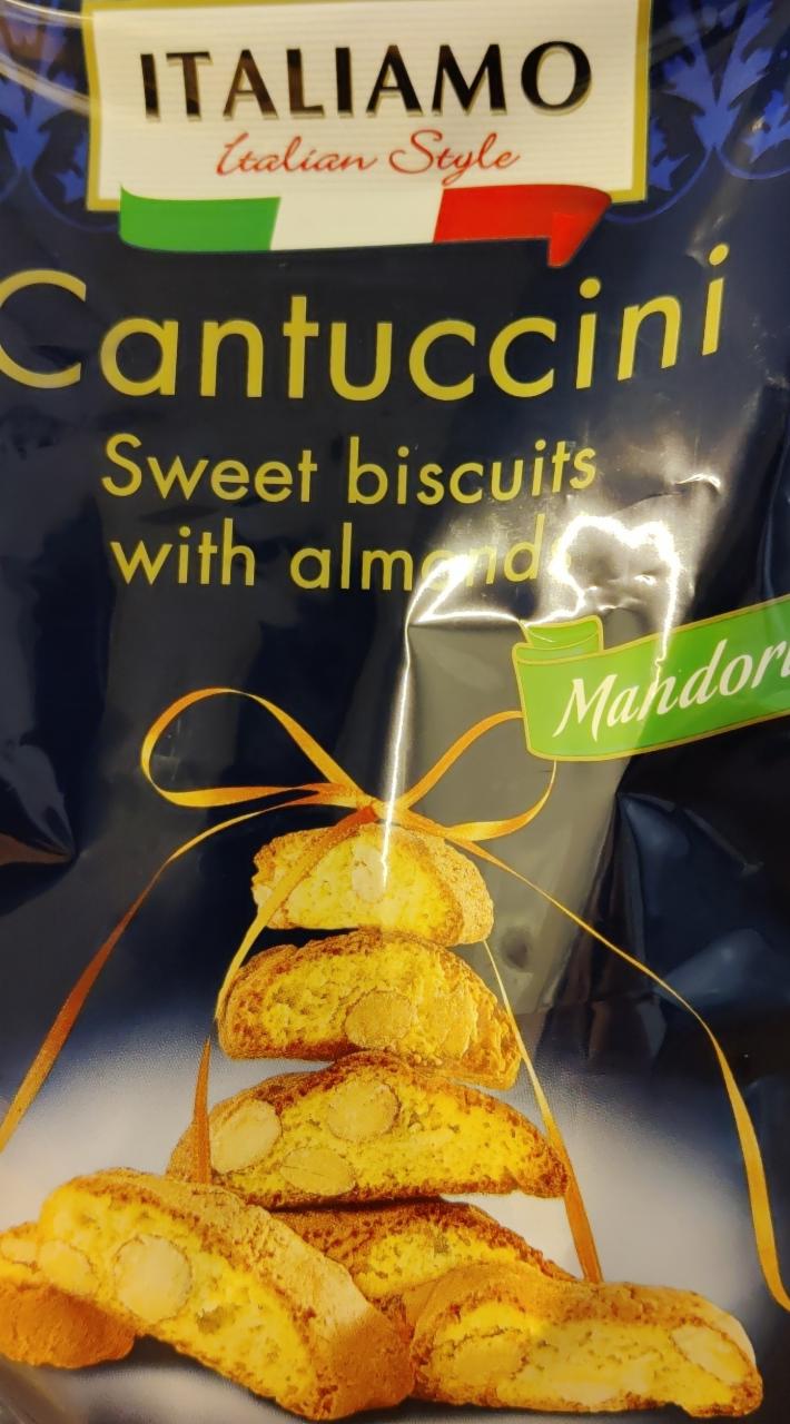 Cantuccini Sweet biscuits with almond Italiamo - kalórie, kJ a nutričné  hodnoty