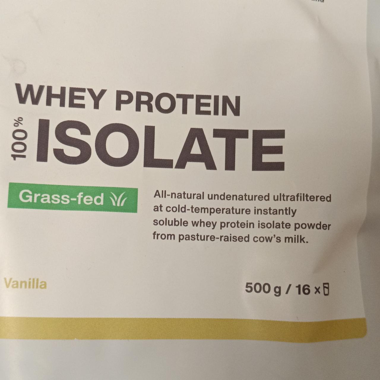 Fotografie - Whey Protein 100% Isolate Vanilla Vilgain