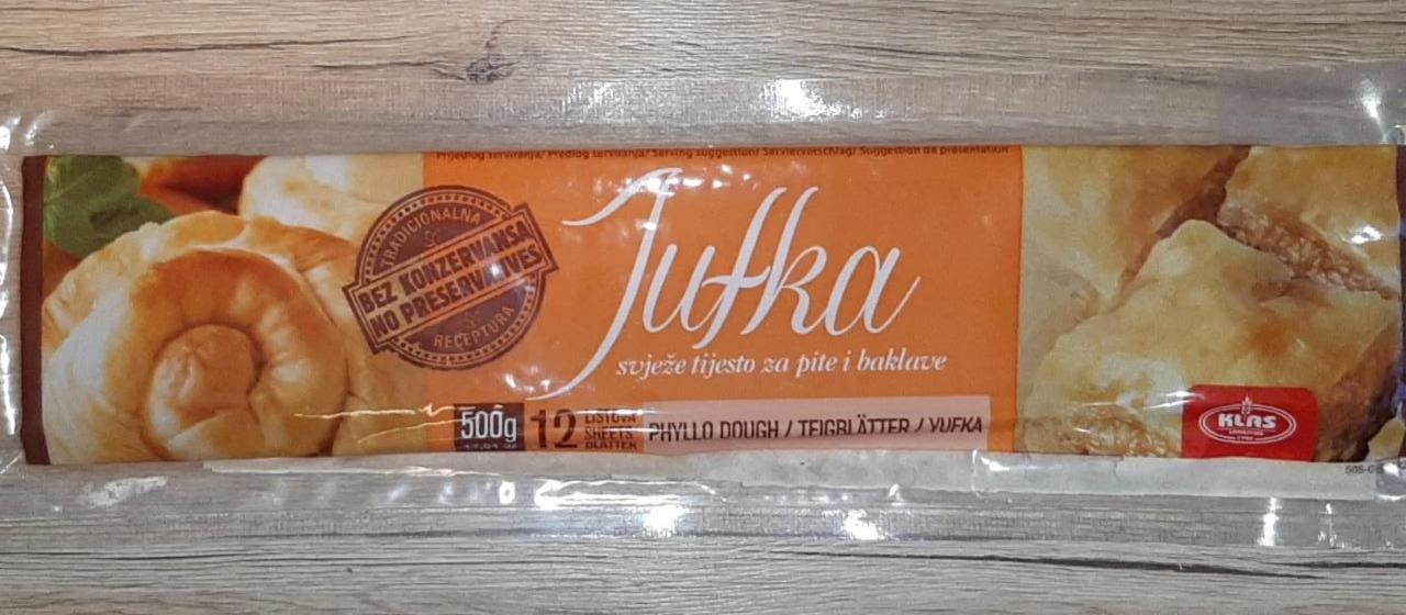 Fotografie - Jufka svježe tijesto za pite i baklave Klas