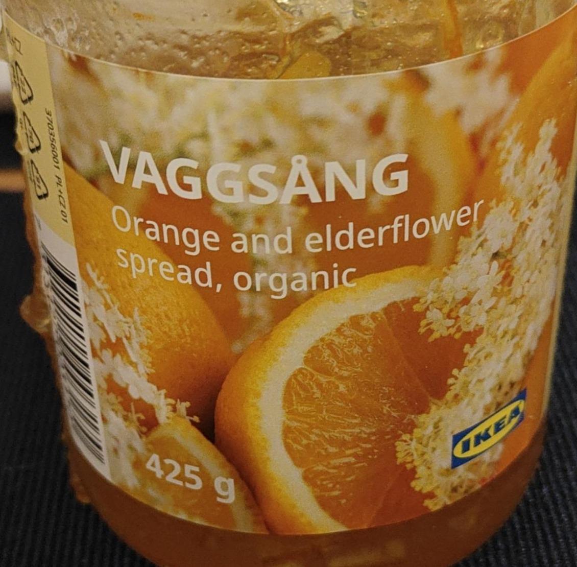 Fotografie - Vaggsang Orange and elderflower spread, organic Ikea