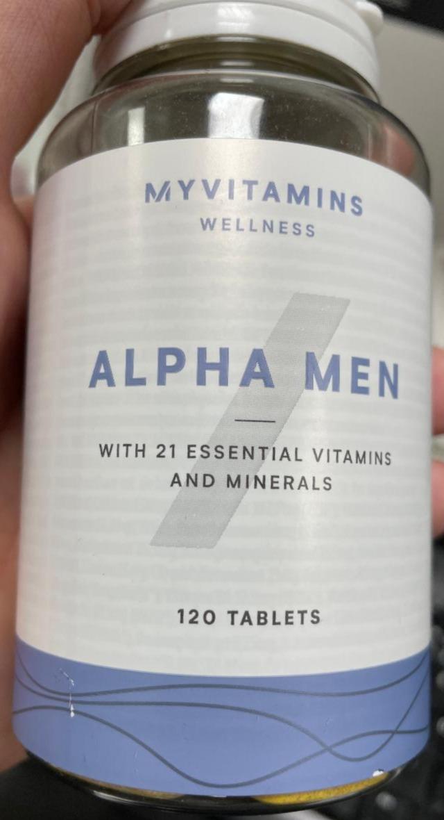 Fotografie - Alpha Men Myprotein