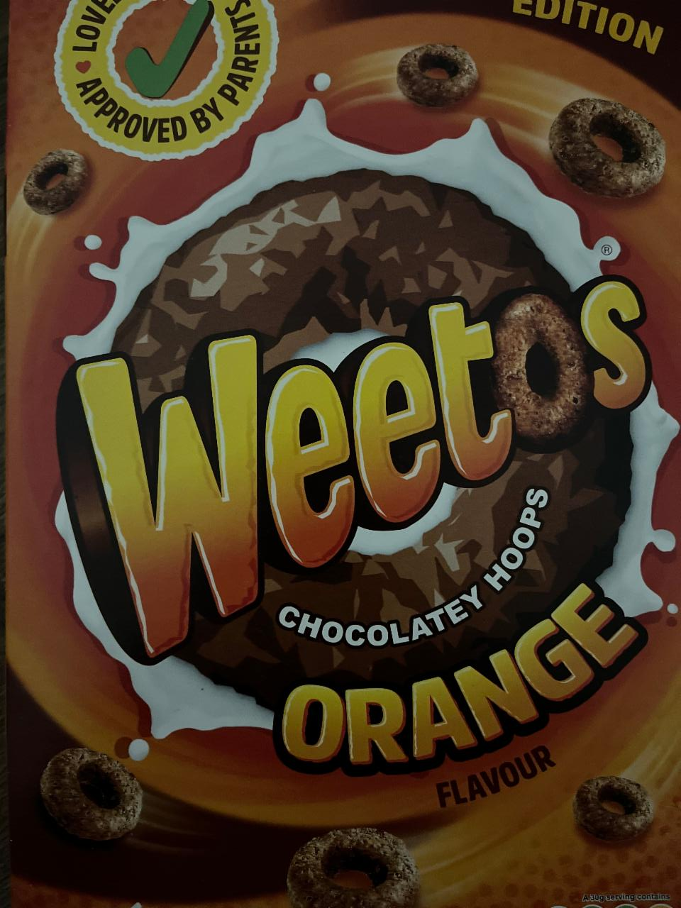 Fotografie - Limited edition chocolatey hoops orange flavour Weetos