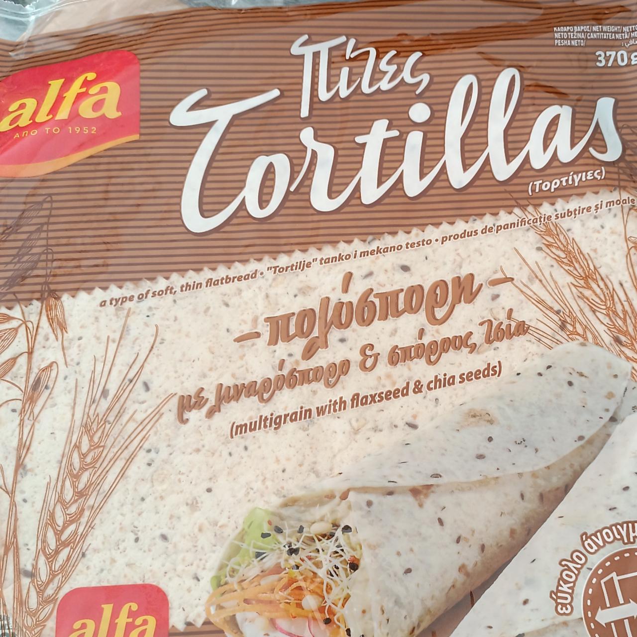 Fotografie - Tortilla celozrnná Alfa