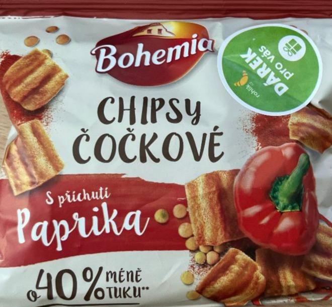 Fotografie - Chipsy čočkové s příchutí Paprika Bohemia