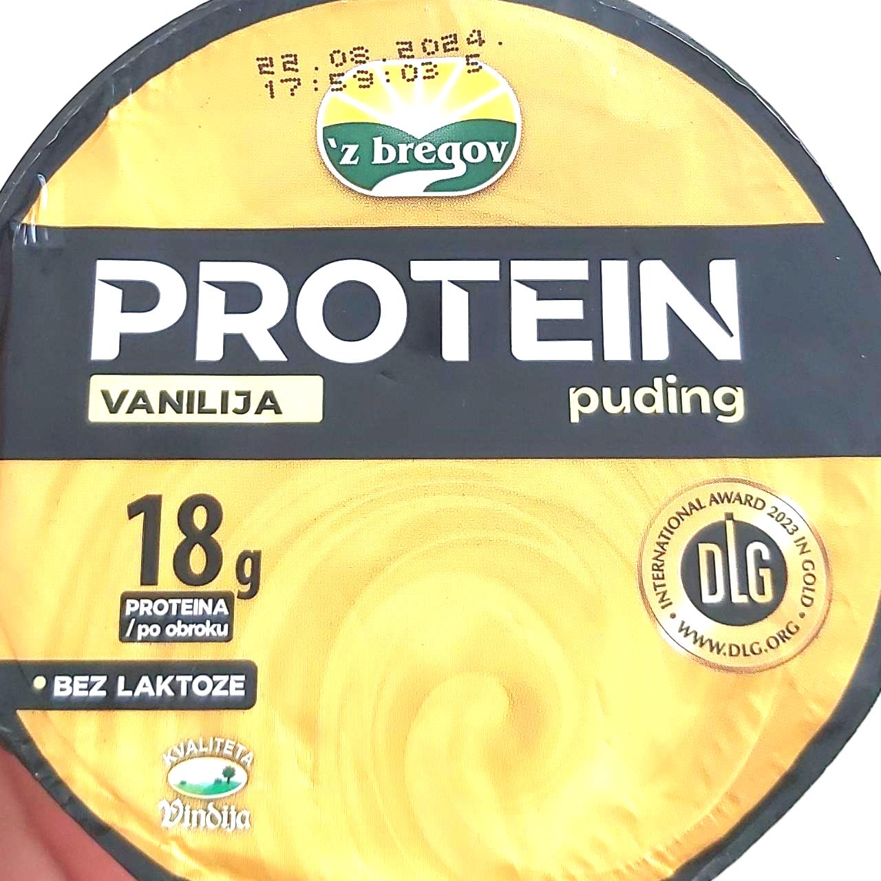 Fotografie - Protein puding vanilija 'z bregov