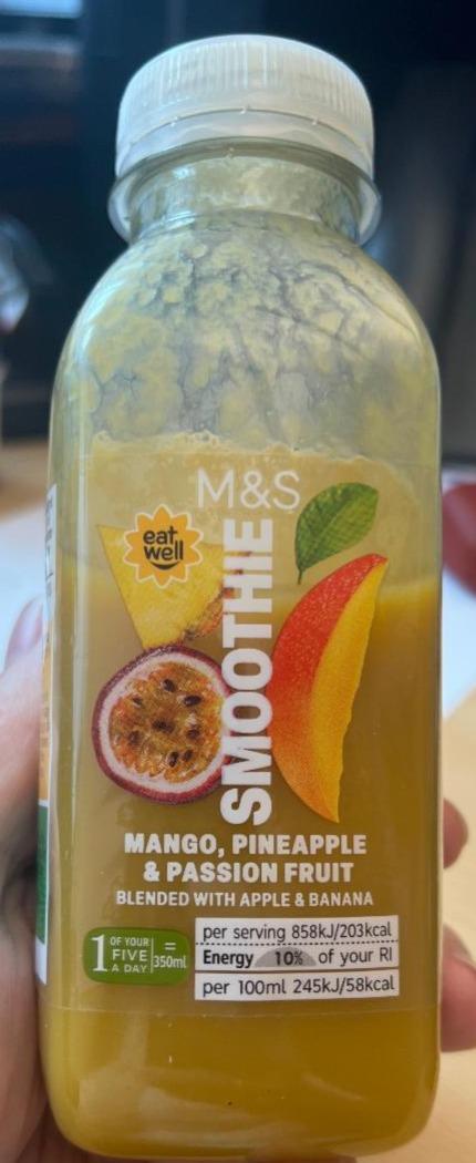 Fotografie - Smoothie Mango, Pineapple & Passion fruit M&S