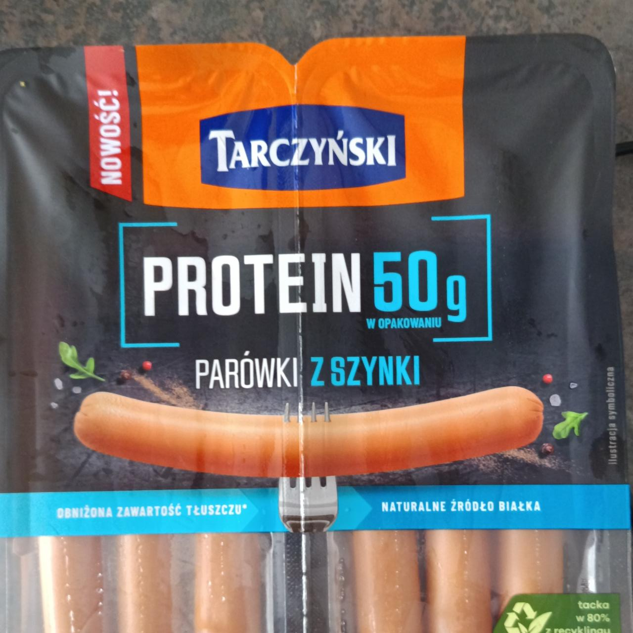 Fotografie - Protein 50g Parówki z szynki Tarczyński