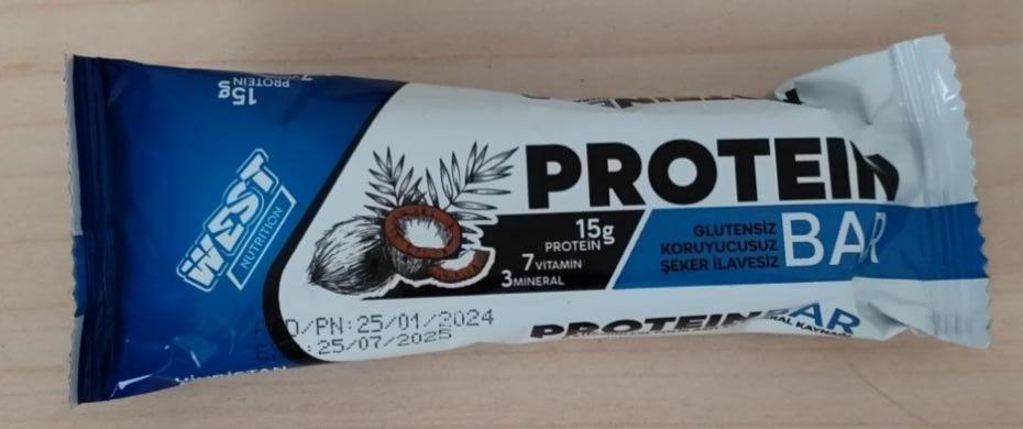 Fotografie - Protein Bar coconut West Nutrition