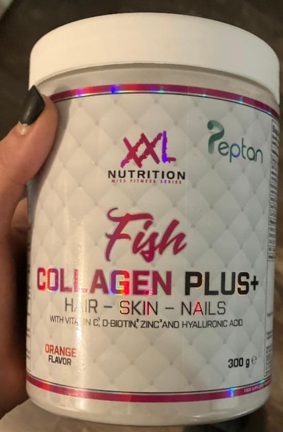 Fotografie - Fish Collagen Plus+ Orange flavour XXL Nutrition