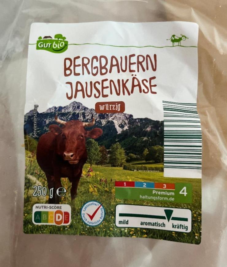 Fotografie - Bergbauern Jausenkäse Gutbio