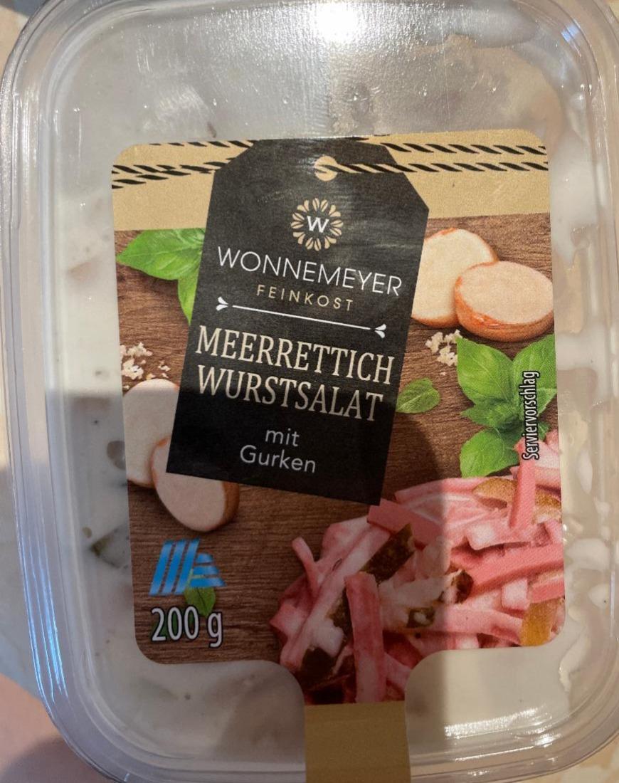 Fotografie - Merrettich wurstsalat Wonnemeyer