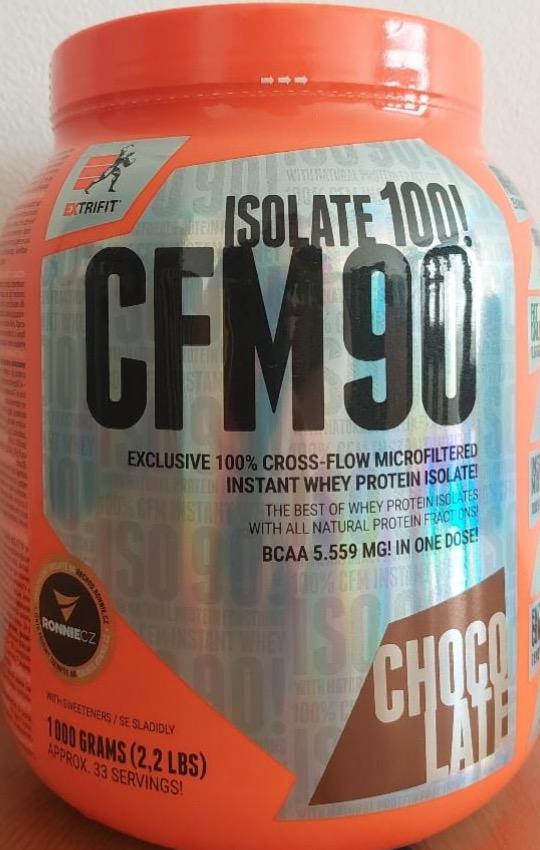 Fotografie - Isolate 100! CFM 90 Instant Whey Protein Chocolate Extrifit