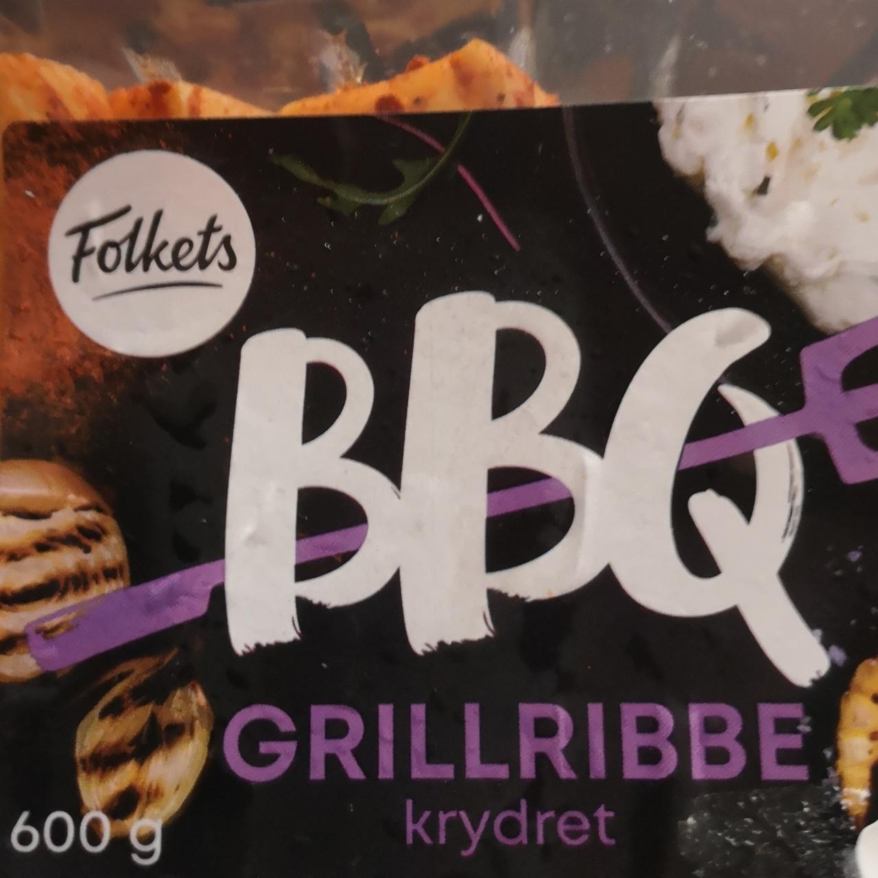 Fotografie - BBQ Grillribbe krydret Folkets