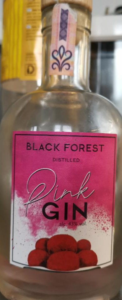 Pink gin Black forest - kalórie, kJ a nutričné hodnoty