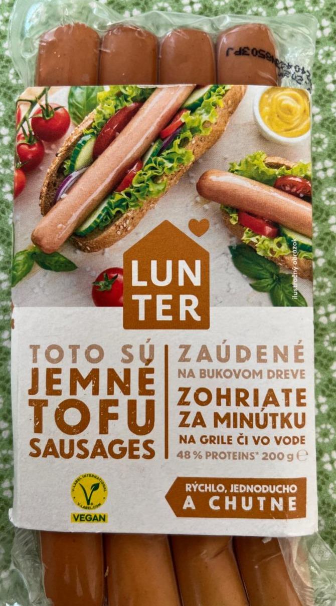 Fotografie - Jemné Tofu Sausages zaúdené Lunter