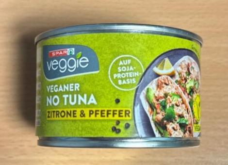 Fotografie - Veganer No Tuna Zitrone & Pfeffer Spar veggie