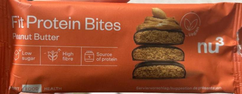 Fotografie - Fit protein bites peanut butter Nu3