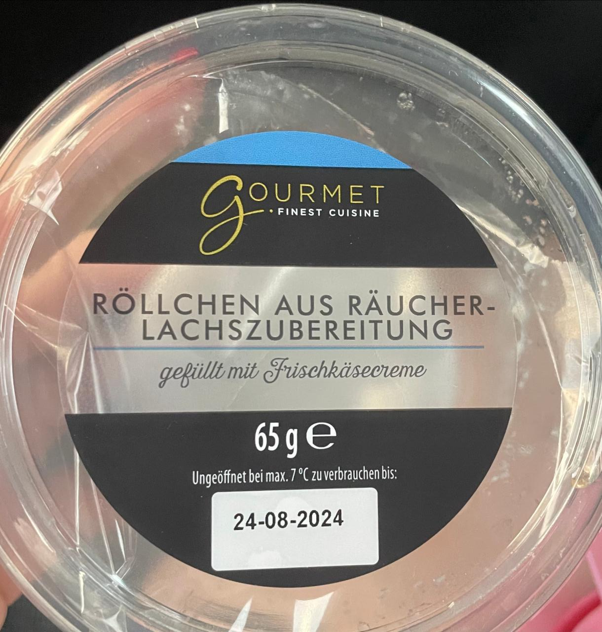 Fotografie - Röllchen aus räucher-lachszubereitung Gourmet