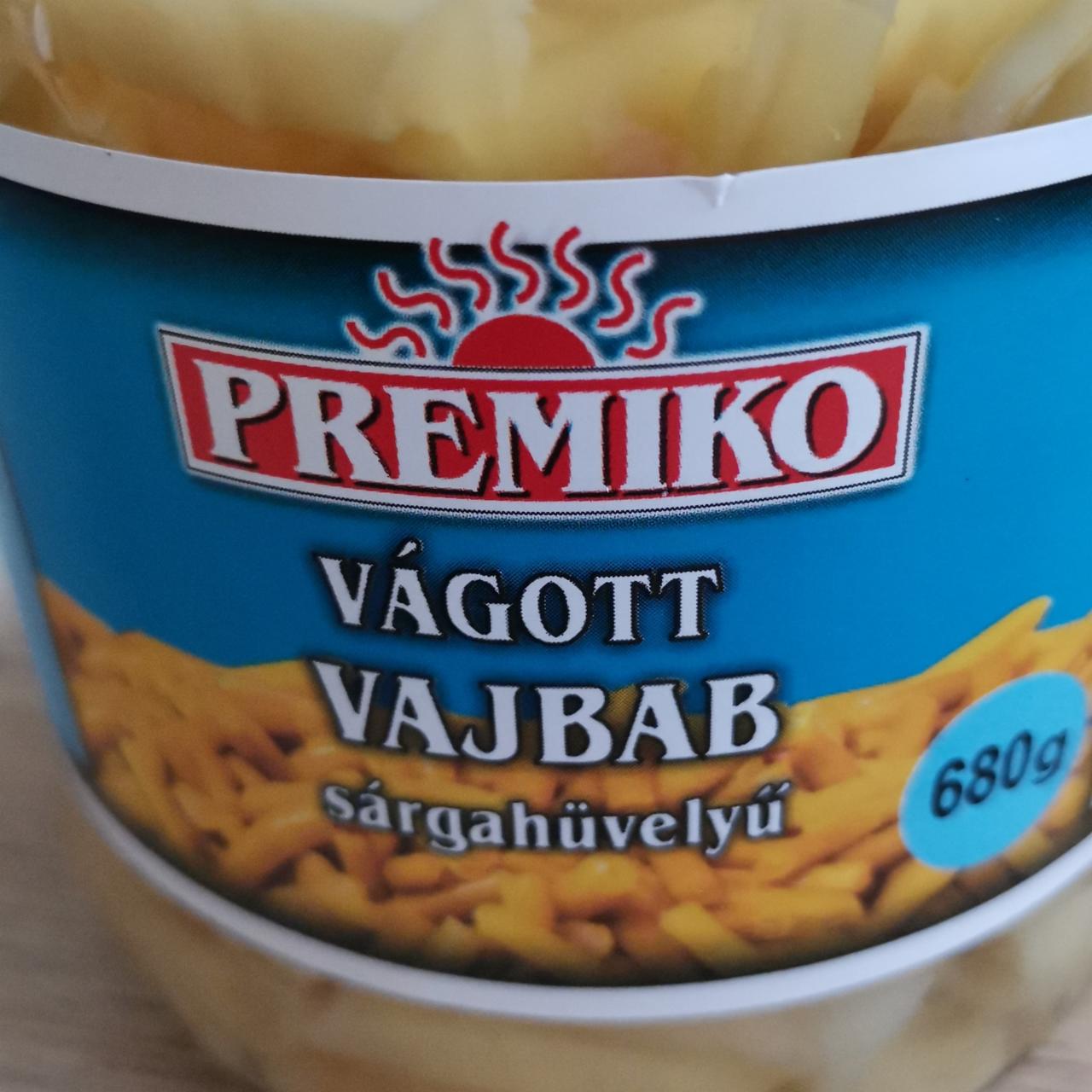 Fotografie - Vágott vajbab sárgahüvelyü Premiko