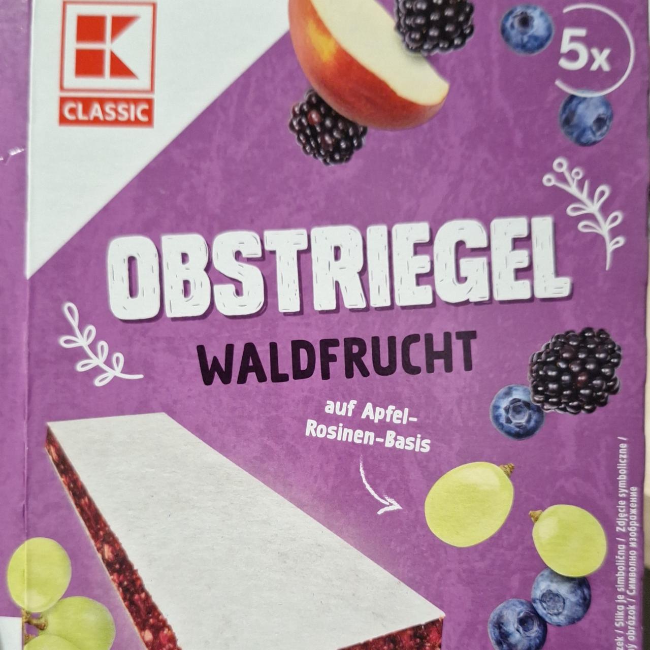 Fotografie - Obstriegel Waldfrucht K-Classic