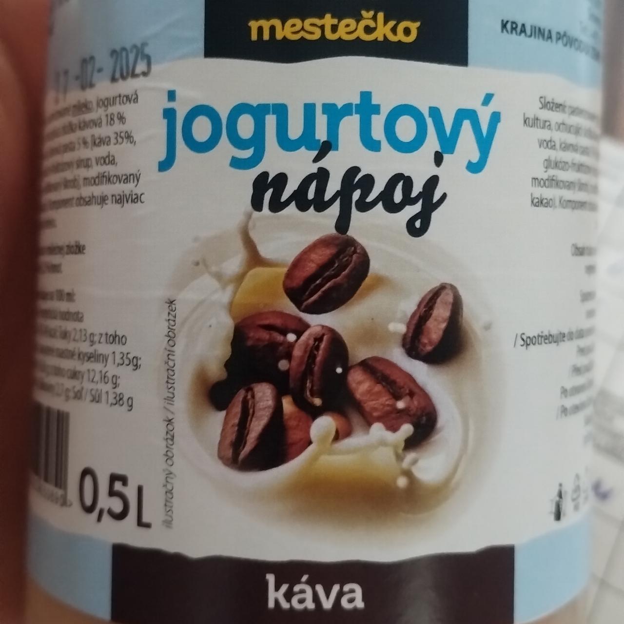 Fotografie - Jogurtový nápoj káva Mestečko